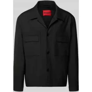 HUGO Regular fit overhemdjack met viscose, model ‘MARK’