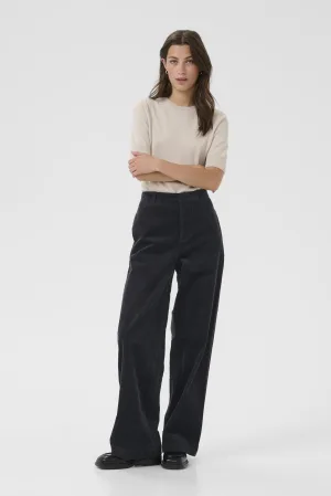 Casual broek ClarissePW Classic fit navy blue