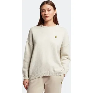 Lyle & Scott Recycled Denim Jumper Ecru
