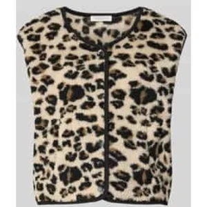 Christian Berg Woman Gilet met drukknoopsluiting