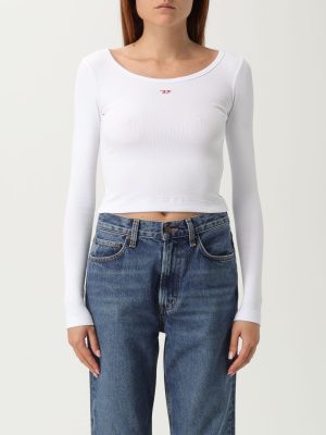 Geribbelde Crop Top
