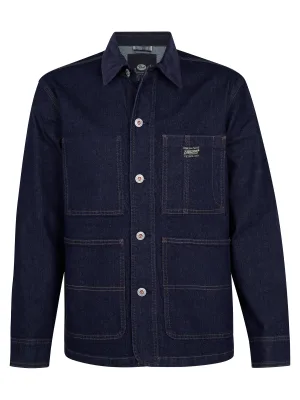 Petrol Industries – Heren Worker Denim Jas Baraboo – Blauw