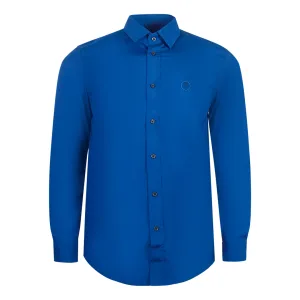 Diesel helderblauw shirt met lange mouwen