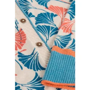 White Stuff Lulu Printed Cardi Natural Print