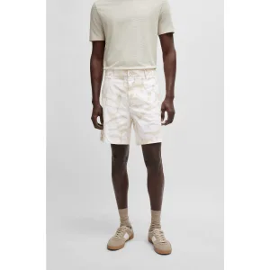 Men’s Boss Karlos Shorts in White