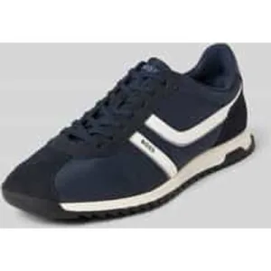 Boss Orange Lage sneakers met details in suèdelook, model ‘ZAYN’