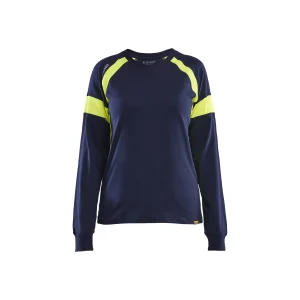 T-shirt met lange mouwen en hoge zichtbaarheid voor dames Blaklader