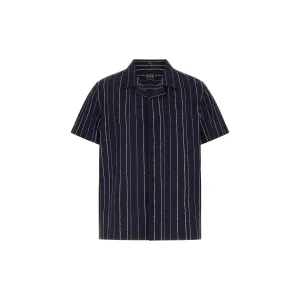 Gestreepte short-sleeve overhemd Guess Cooper