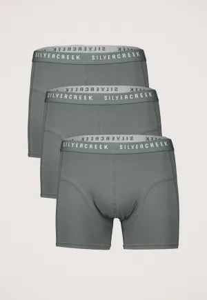 Silvercreek Solid 3-Pack Boxershorts