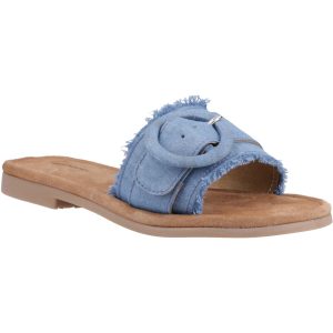 Hush Puppies Hayley Textiel Dames Denim Sandalen