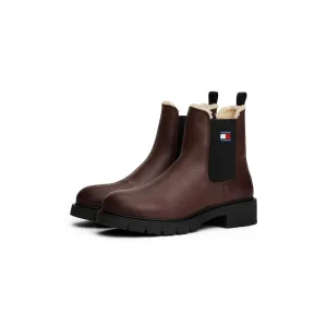 TOMMY JEANS Chelsea-boots TJW CHELSEA BOOT WL , blokhak, enkellaarsjes met typische logovlag