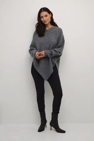 Poncho Loose fit melange