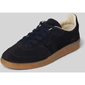 Boss Lage sneakers van echt runderleer, model ‘BRENTA_TENN_FULLSD’