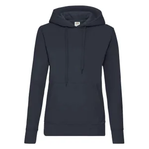 Fruit of the Loom Klassieke Dames Fit Sweatshirt Met Capuchon (Deep Navy)
