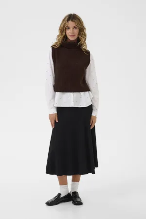 Pullover CRStarfi Pullover Straight fit dark brown