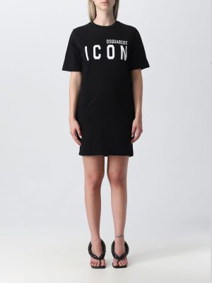 Icon T-shirt Jurk Korte Mouwen