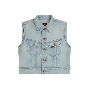 Dames spijkerjasje zonder mouwen Lee Rider Hint Of Rain