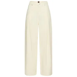 Boss Orange Loose fit jeans Slouchy Pleated Mid Rise Premium Damesmode (BOSS ORANGE DENIM)