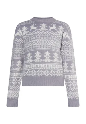 Mo Jumper jongens (kinderen) grijs wit