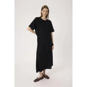 Dames-T-shirt Soaked in Luxury Marigold