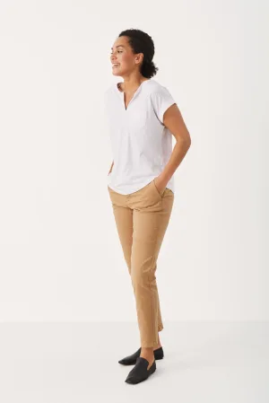 Casual broek Regular fit Tannin beige