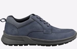 Hush Puppies Adam Nubuck Heren Marineblauwe Veterschoenen