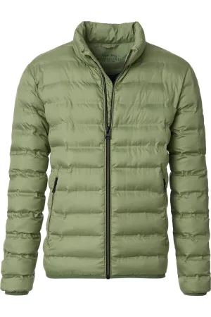 Redmond Buitenjas groen, Effen