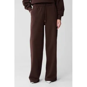 Shoeby wide leg high waist sweatpants bruin