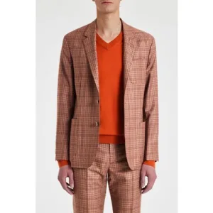 Paul Smith Mens 2 Btn Patch Pocket Jacket Pink