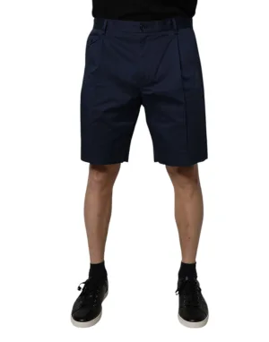 Geplooide Katoenen Shorts