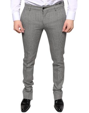 Glen Plaid Slimfit Broek