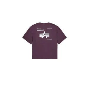 T-shirt met bedrukking op de rug Alpha Industries Logo