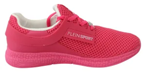 Plein Sport Vrouwen Fuxia Beetroot Polyester Runner Becky Sneakers Schoenen