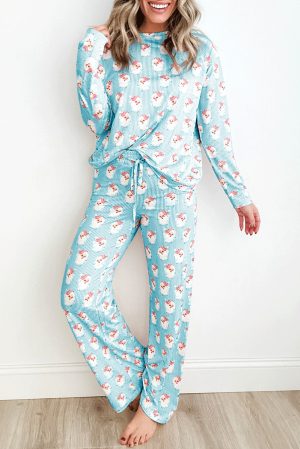 Santa Pyjama Set Zachte Lounge Set