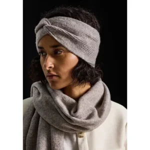 Street One Dames Fijn gebreide hoofdband in Bruin