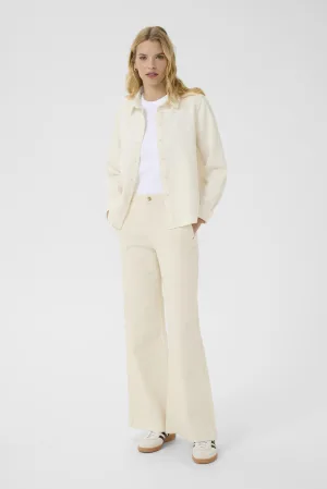 Overhemd met lang mouwen SarafiaPW Straight fit cream