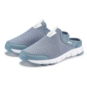 Lascana Sneakers Lage schoen, vrijetijdsschoen, sabot, clogs van licht mesh-materiaal