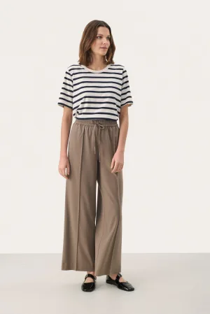 Pants Suiting Easy fit Walnut dark brown