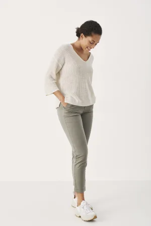 Casual broek Regular fit Vetiver green
