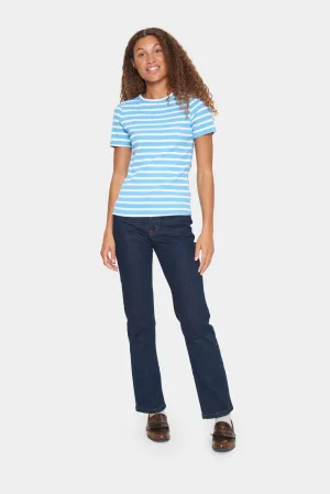 T-shirt Regular fit All Aboard White Stripe white blue