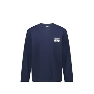 America Today longsleeve met backprint donkerblauw