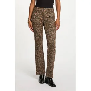 Morgan high waist bootcut jeans bruin