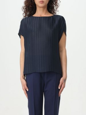 Zijde Textuur Blouse Korte Mouwen