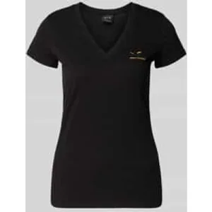 Armani Exchange T-shirt met labelstitching