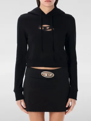 Cropped Hoodie Met Uitsnede Logo