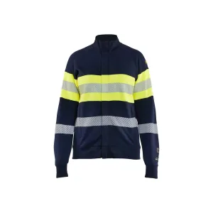 Dames sweatshirt met meerkleurige ritssluiting Blaklader