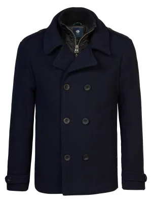 Petrol Industries – Heren Peacoat Jas Chequamegon – Blauw