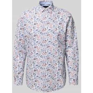 Christian Berg Men Vrijetijdsoverhemd met knoopsluiting