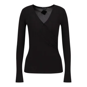 Armani Exchange Dames Wikkeltrui (Zwart)