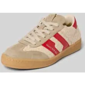 Marc O’Polo Lage sneakers met runderleer